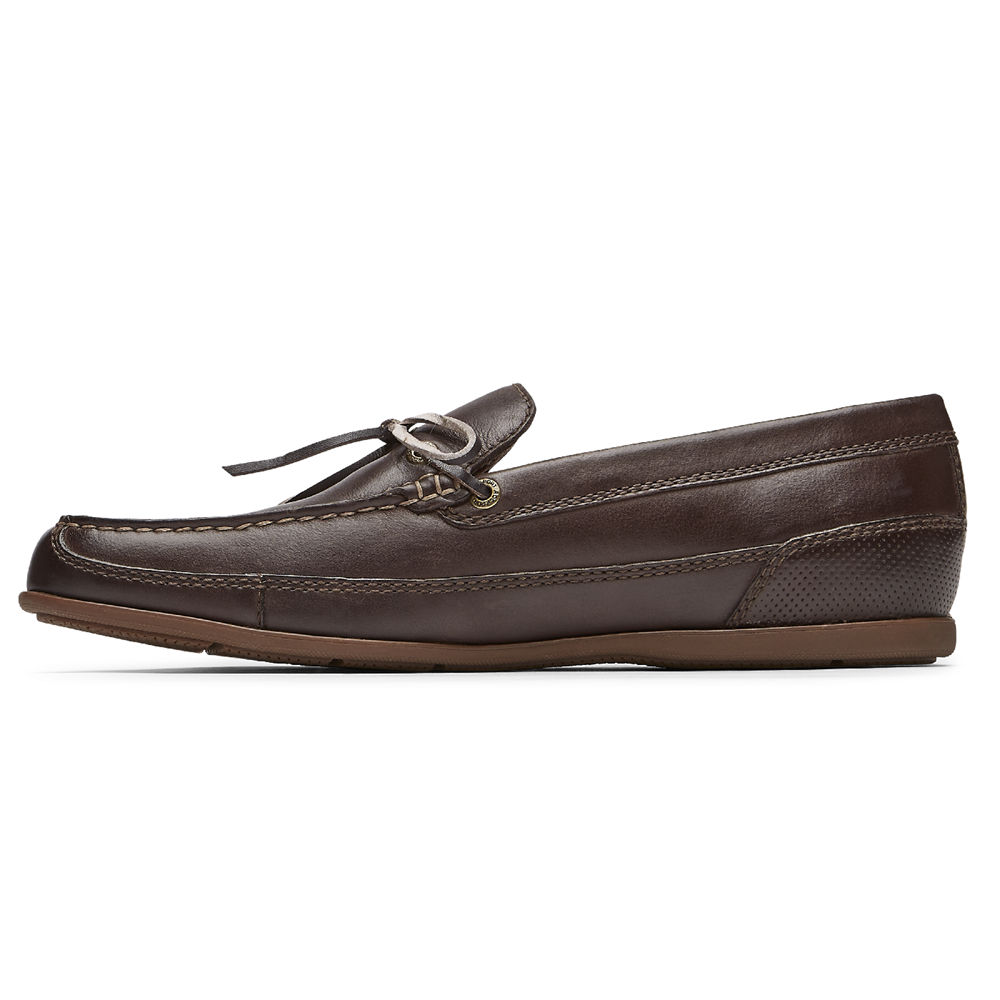 Rockport Loafers For Mens Brown - Malcom Tie - ZH3682570